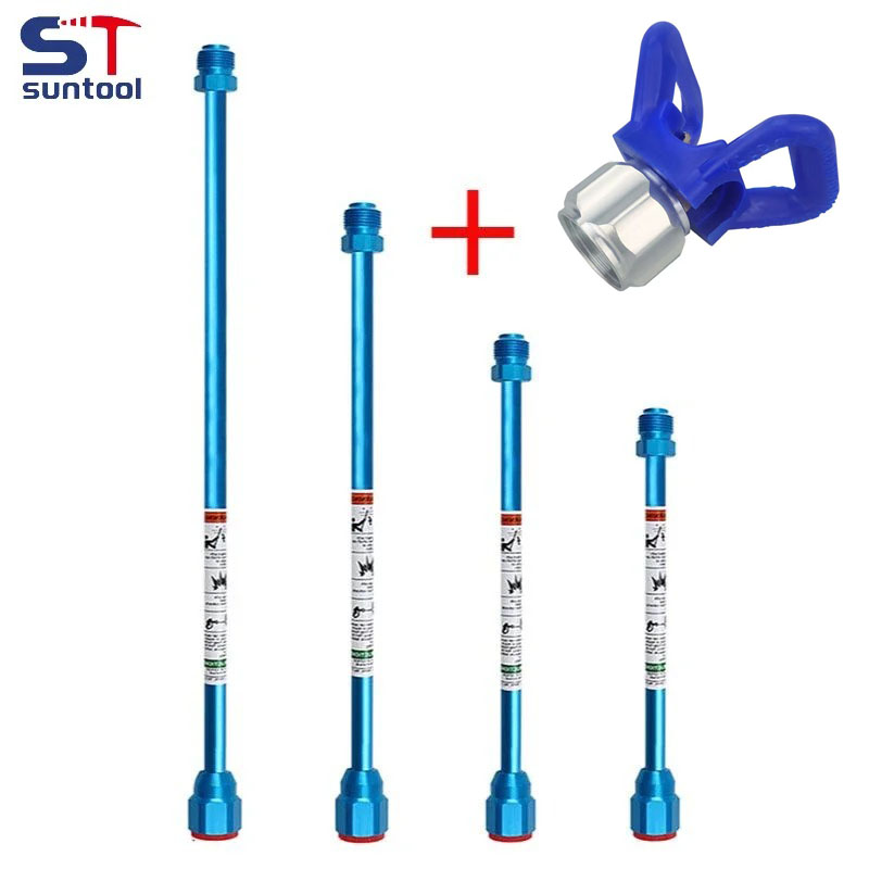 Paint Sprayer Extension Pole - Suntool 7/8inch 20cm/30cm/50cm Gun Extension Rod