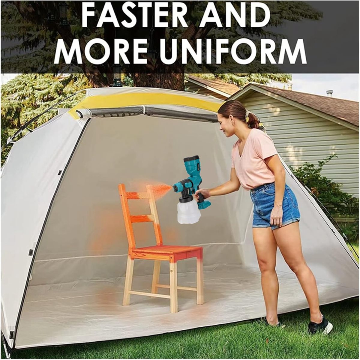 Cordless Paint Sprayer 20V - DT68 TO Electric for 20V Cordless