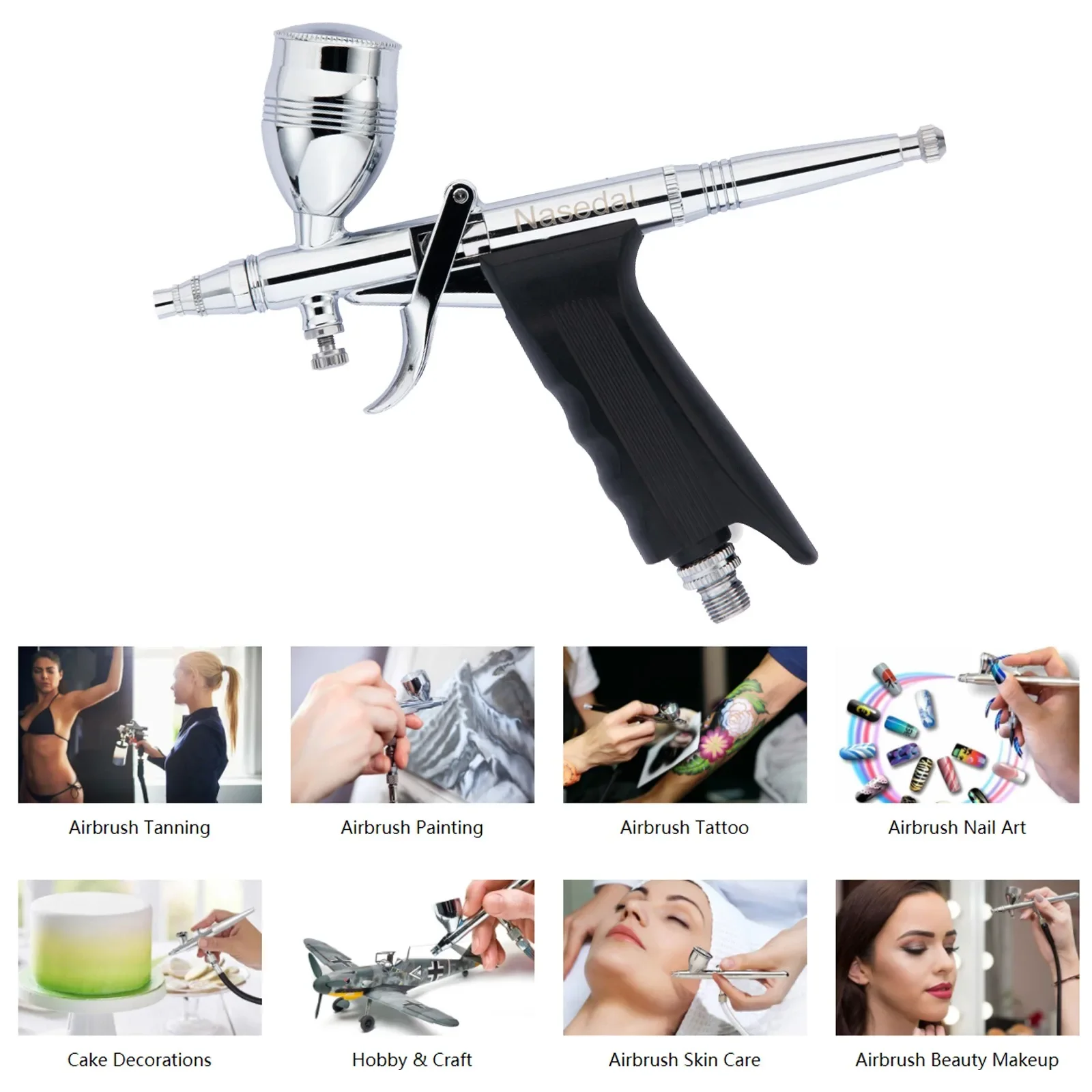 Spray Gun Air Compressor Kit - Nasedal Airbrush Air Compressor kit Auto