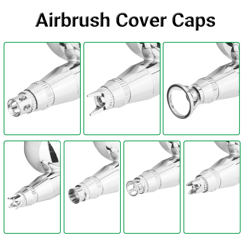 Airbrush Cover Cap Accessory C - đánh giá và giá Spray Gun Cleaning Kit