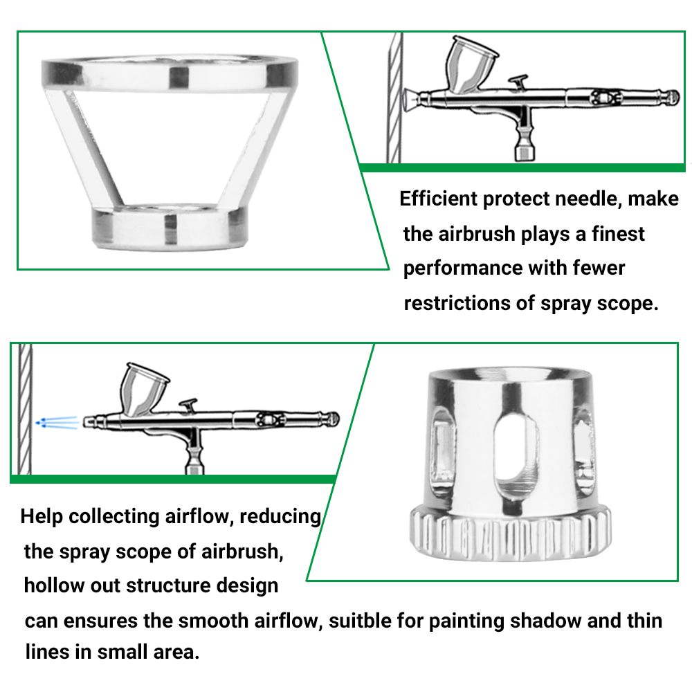Airbrush Cover Cap Accessory C - đánh giá và giá Spray Gun Cleaning Kit
