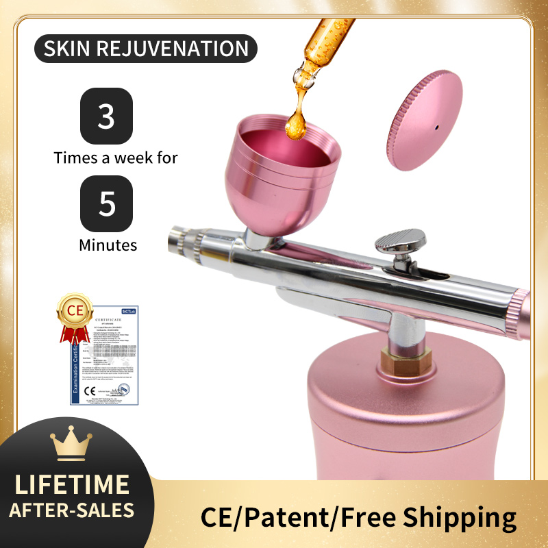 Mini Airbrush Nano Oxygen Pres - đánh giá và giá Airbrush Kit Compressor