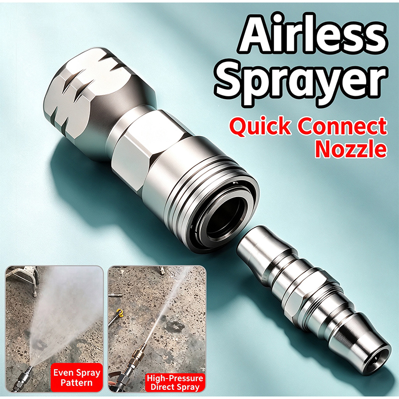Stainless Steel Quick Connect  - đánh giá và giá Paint Sprayer Nozzle Kit