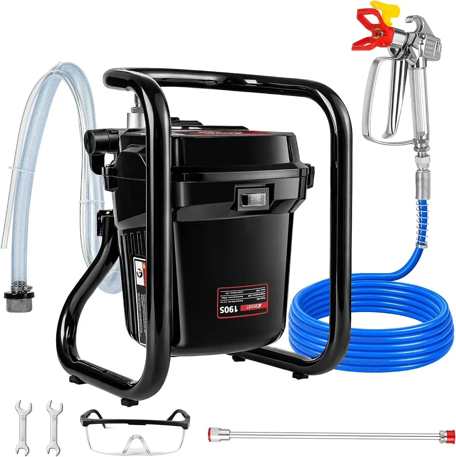US Shipping 750W Airless Paint - đánh giá và giá Airless Paint Sprayer 3000Psi