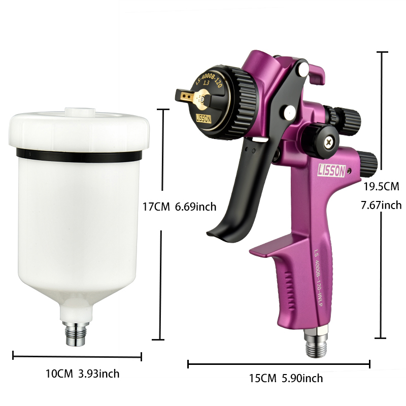 HVLP Gravity Spray Gun Kit 1.3 - đánh giá và giá Hvlp Spray Gun Gravity Feed