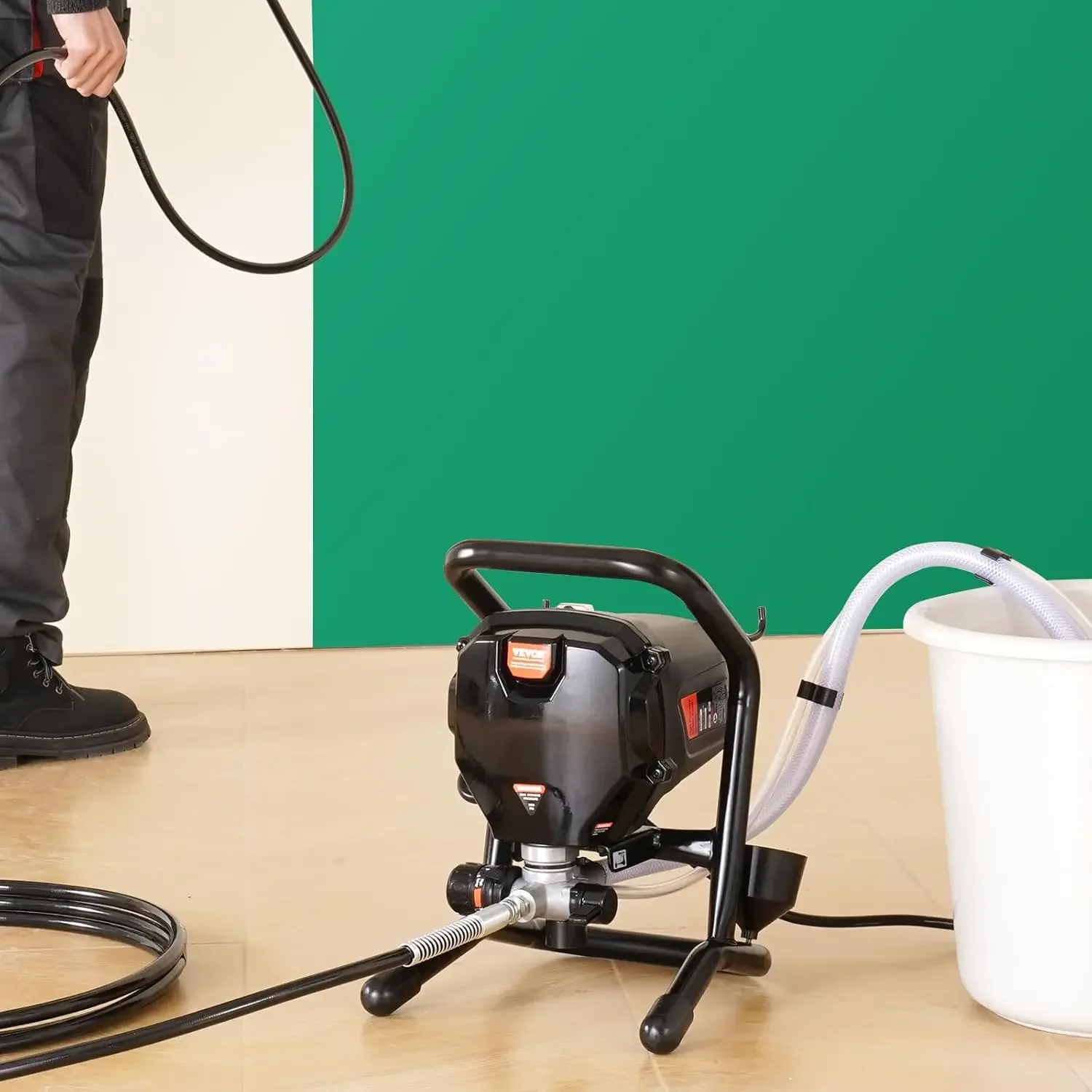 750W Stand Airless Paint Spray - đánh giá và giá Airless Paint Sprayer 3000Psi