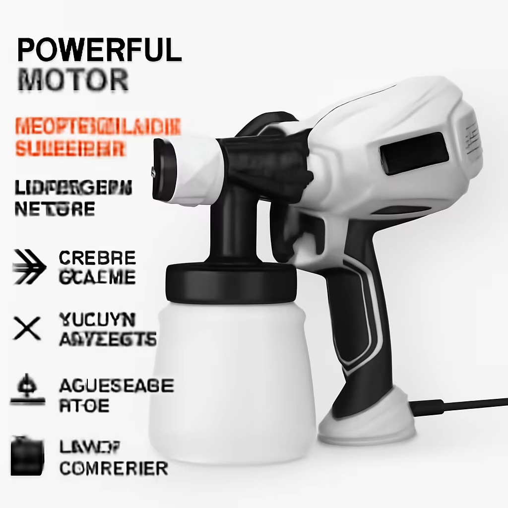 800W Electric Paint Sprayer, A - đánh giá và giá Electric Paint Sprayer 800W