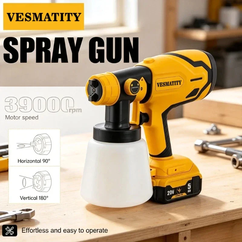 Adjustable HVLP Cordless Paint - đánh giá và giá Cordless Paint Sprayer 20V