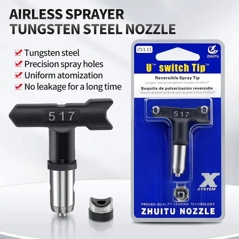 Reversible Spray Tip Airless S - đánh giá và giá Paint Sprayer Nozzle Kit
