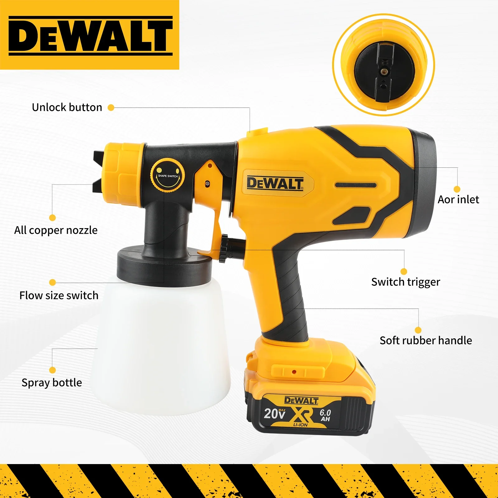 For DEWALT D227 Brushless Cord - đánh giá và giá Cordless Paint Sprayer 20V