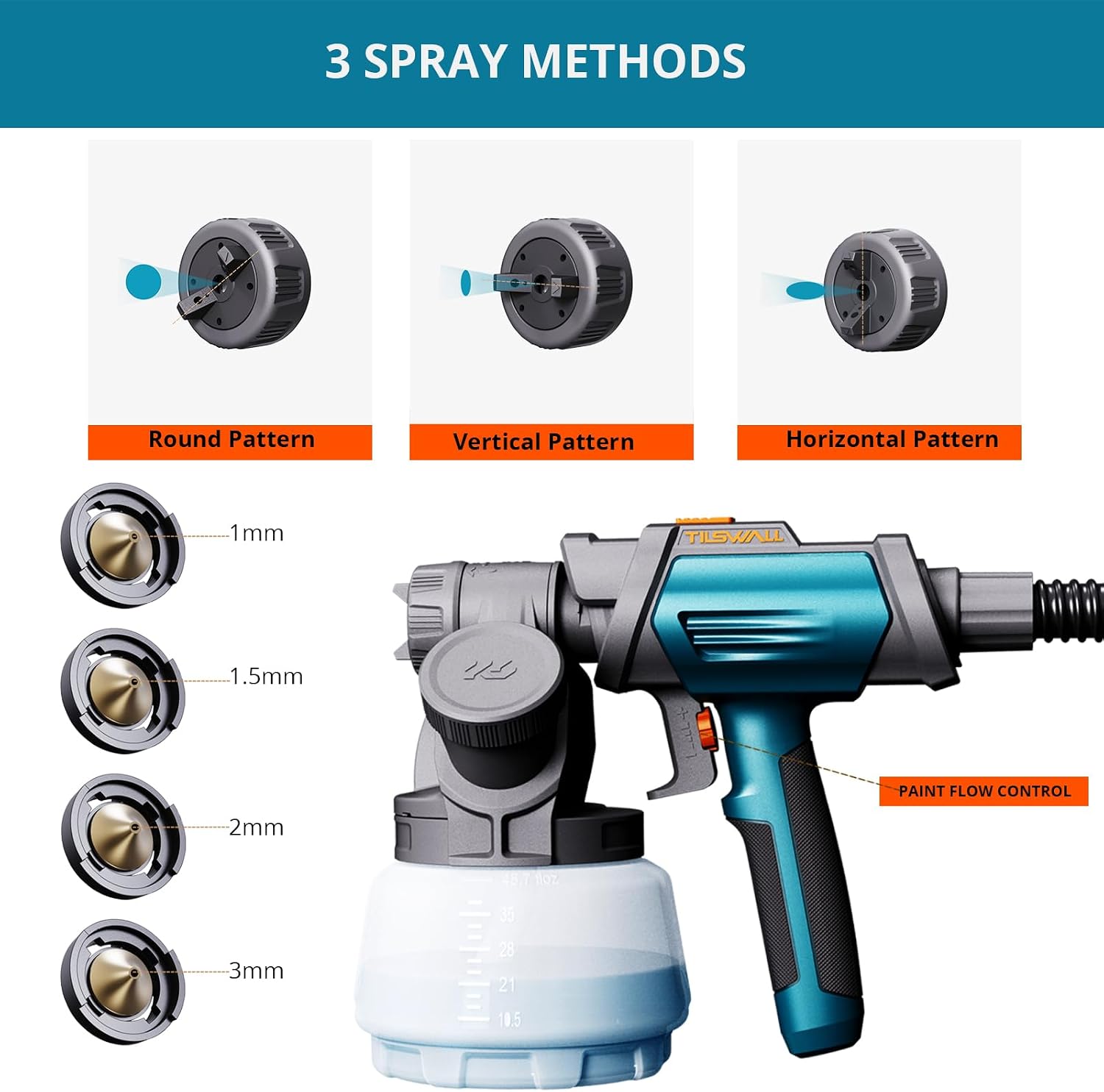 ^For Paint Sprayer 800W HVLP S - đánh giá và giá Electric Paint Sprayer 800W