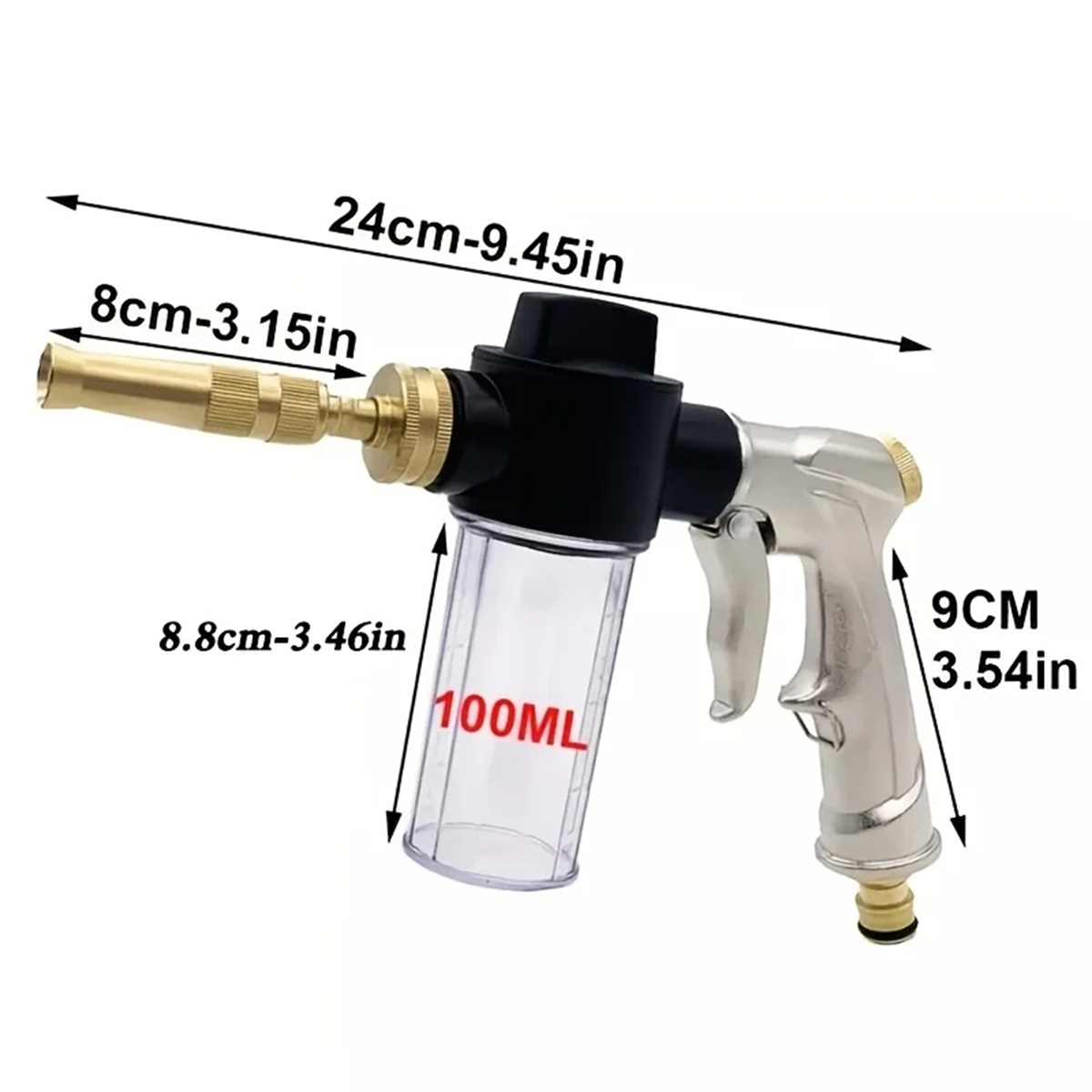 High Pressure Spray Water Gun  - đánh giá và giá Spray Gun Cleaning Kit