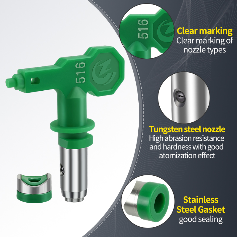 Spray Gun Low-Pressure Nozzle  - đánh giá và giá Paint Sprayer Nozzle Kit