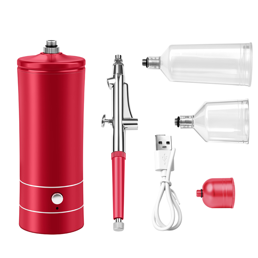 Airbrush Kit with Compressor,  - đánh giá và giá Spray Gun Air Compressor Kit