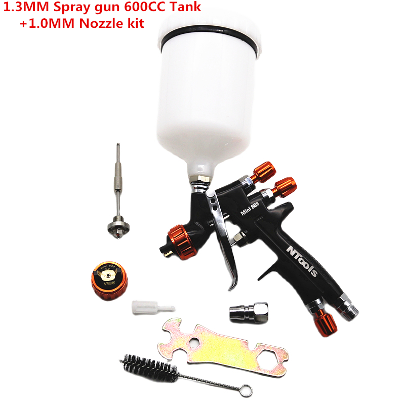 Ntools 1.3MM Spray Gun With 1. - đánh giá và giá Hvlp Spray Gun Gravity Feed