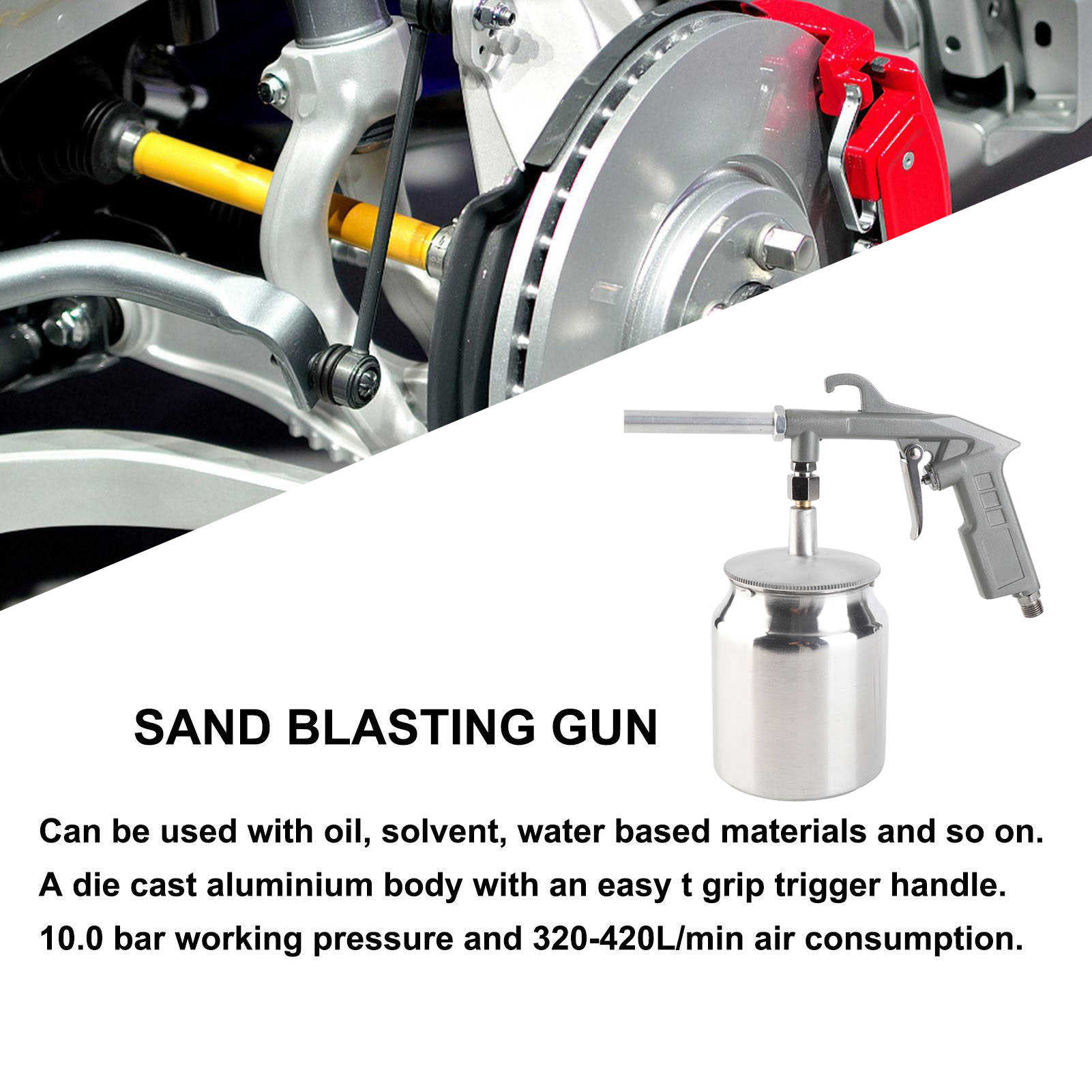 Sand Blasting Gun Sandblaster  - đánh giá và giá Spray Gun Cleaning Kit
