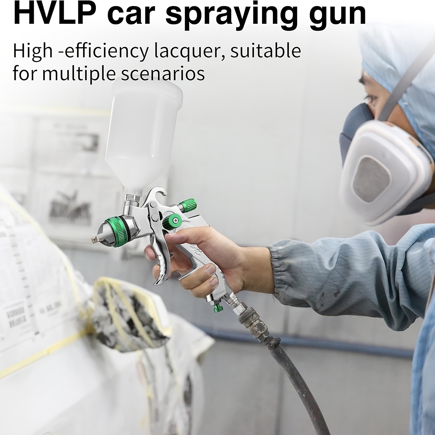 LVLP Spray Gun H2008 1.4/1.7/2 - đánh giá và giá Hvlp Spray Gun Gravity Feed