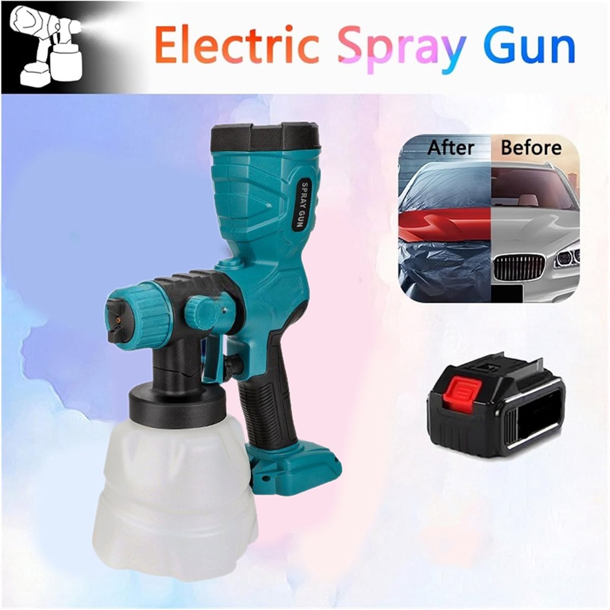 DT68 TO Electric for 20V Cordl - đánh giá và giá Cordless Paint Sprayer 20V