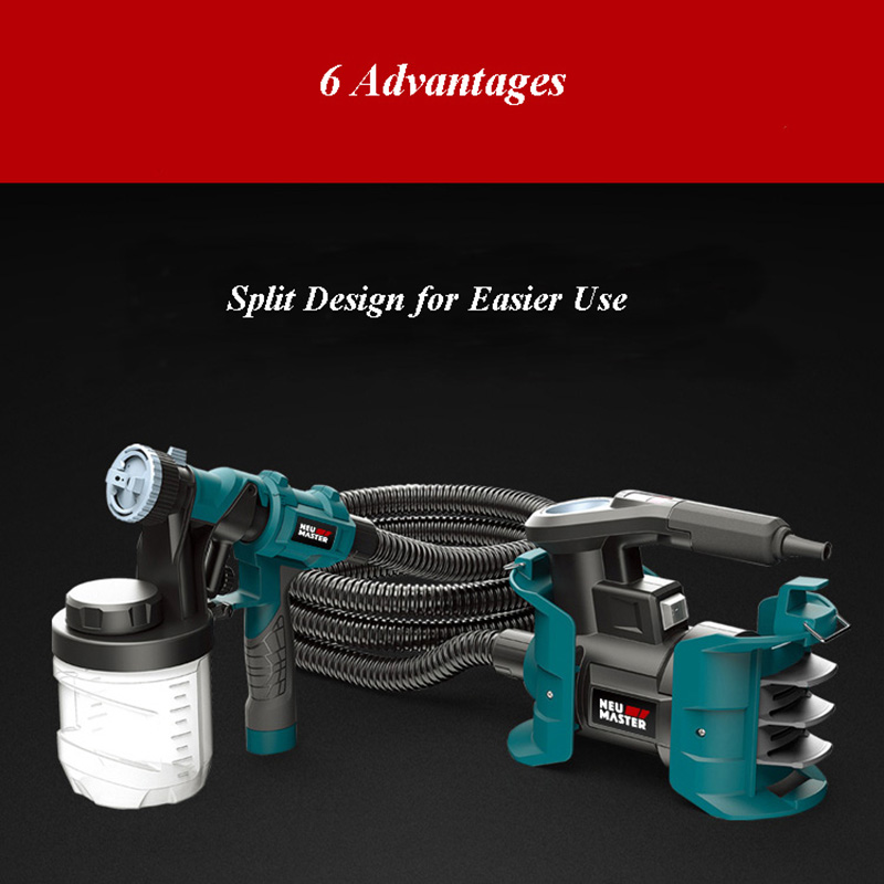 2.5mm Nozzle Spray Gun 800W Hi - đánh giá và giá Electric Paint Sprayer 800W