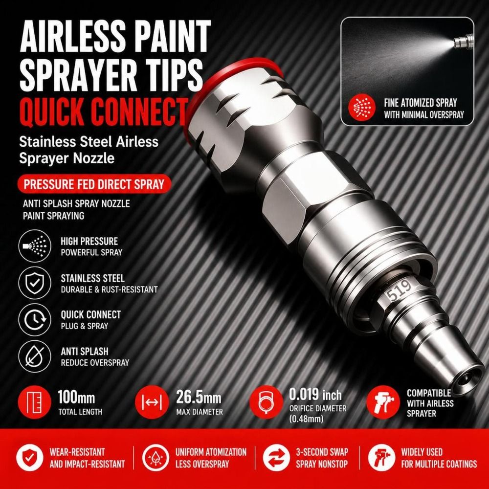 Quick Connect Airless Paint Sp - đánh giá và giá Paint Sprayer Nozzle Kit
