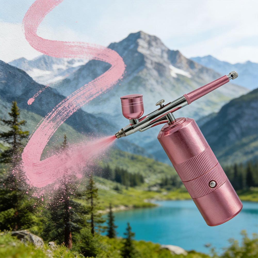 Rechargeable Airbrush Compress - đánh giá và giá Airbrush Kit Compressor