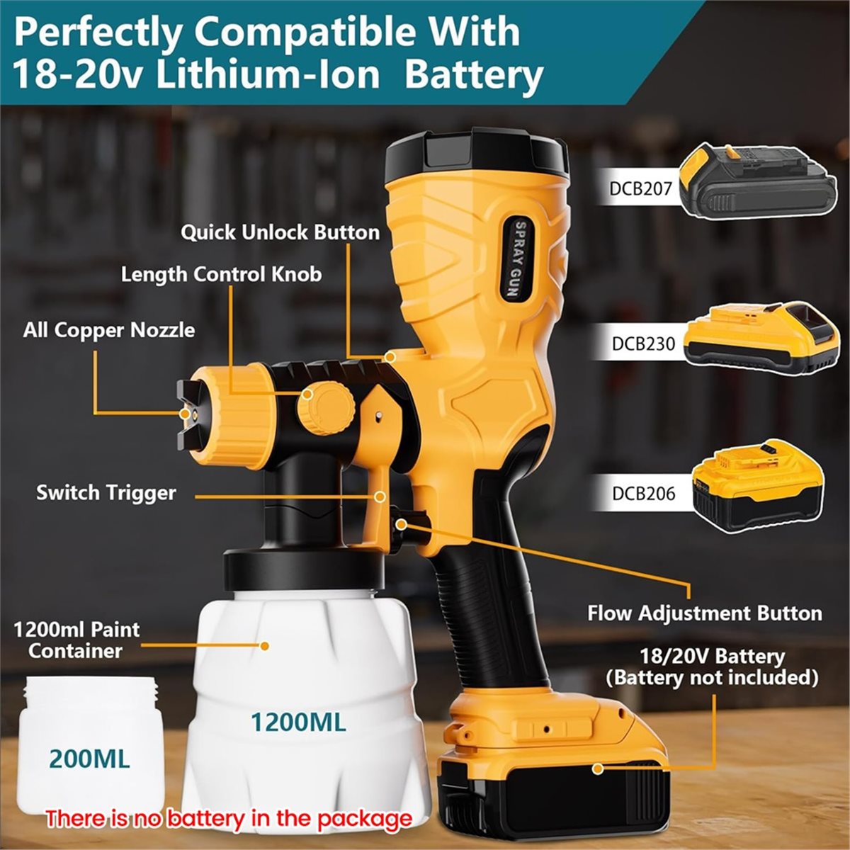 A77K Electric for 20V Cordless - đánh giá và giá Cordless Paint Sprayer 20V