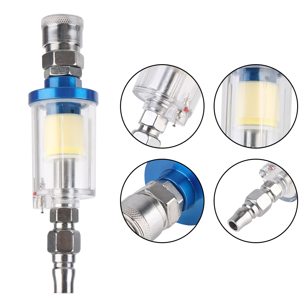 1/4 Inch Thread Clear Water Tr - đánh giá và giá Spray Gun Air Compressor Kit