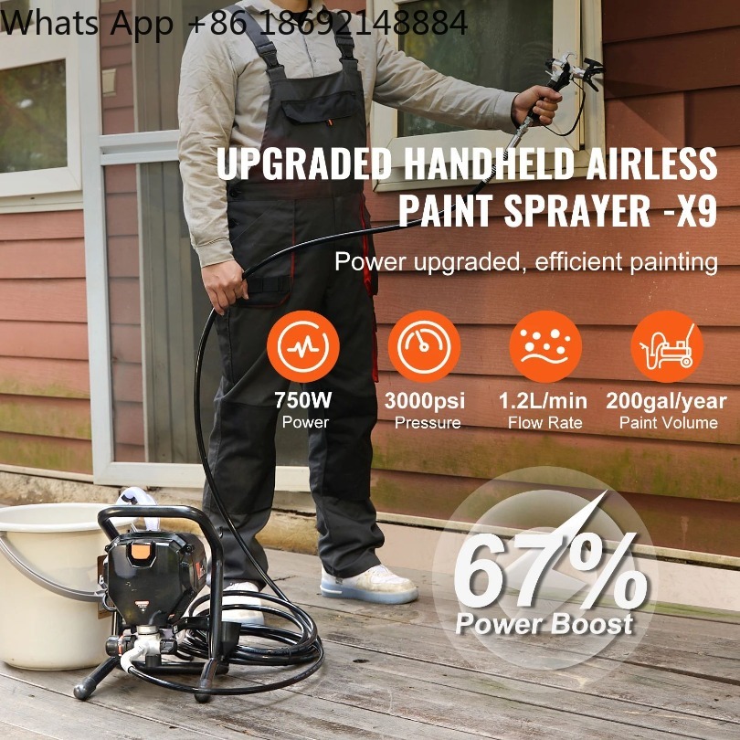 750W 950W Airless Paint Spraye - đánh giá và giá Airless Paint Sprayer 3000Psi