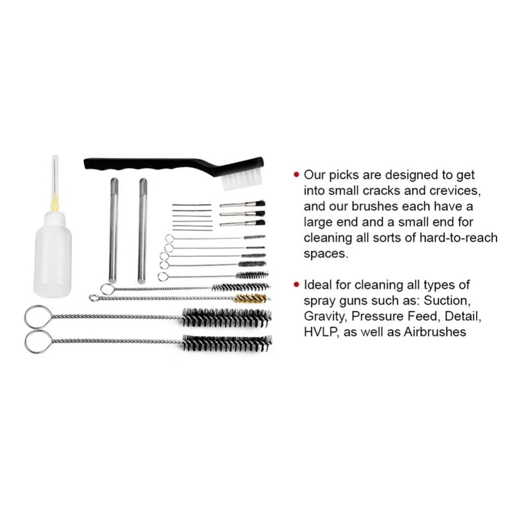 17/23Pcs Airbrush Spray Nozzle - đánh giá và giá Paint Sprayer Nozzle Kit
