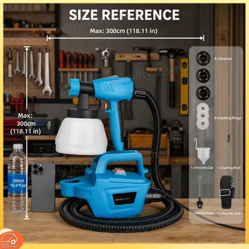800W HVLP Paint Sprayer with 1 - đánh giá và giá Paint Sprayer For Fence Deck