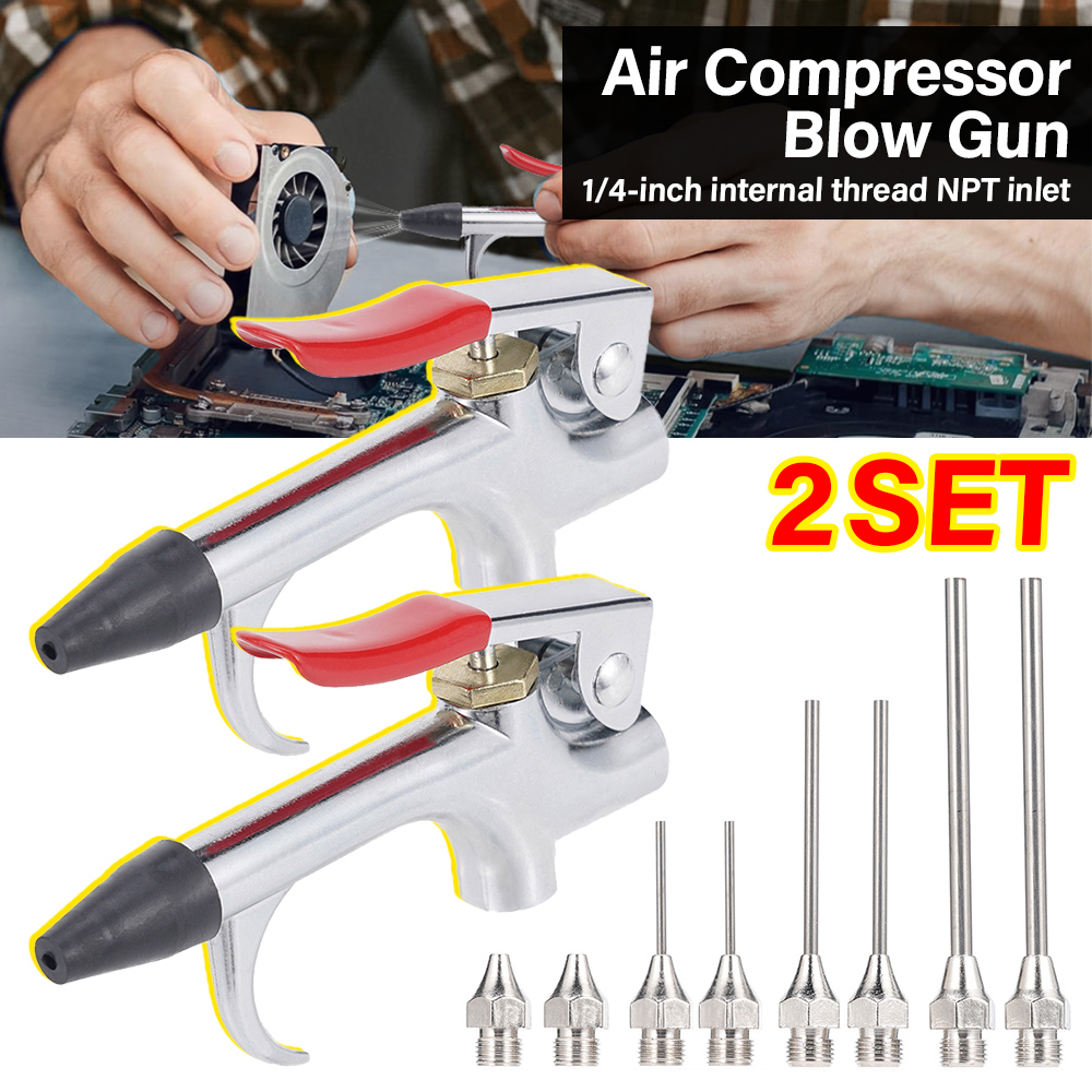 Air Compressor Blow Gun Metal  - đánh giá và giá Spray Gun Air Compressor Kit