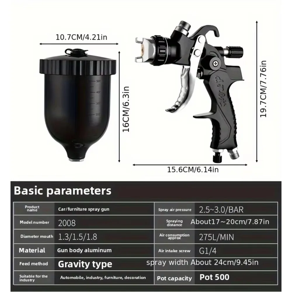 1.3mm 1.8mm 1.5mm 2.5mm HVLP n - đánh giá và giá Spray Gun Cleaning Kit
