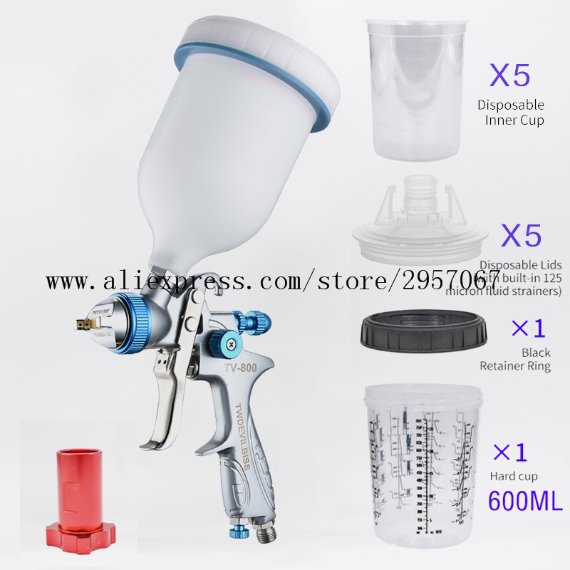 HVLP Spray Paint Gun Car Paint - đánh giá và giá Hvlp Spray Gun Gravity Feed