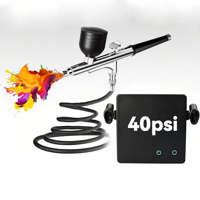 T001A Airbrush Paint Spray Gun - đánh giá và giá Spray Gun Air Compressor Kit