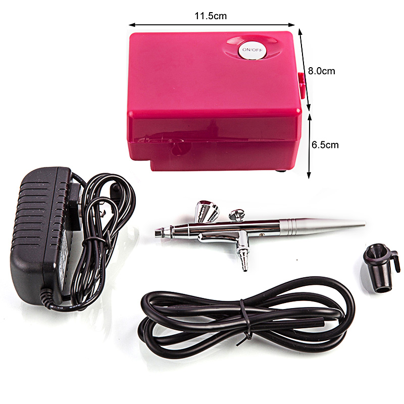 Portable BT16 Sprayer Makeup f - đánh giá và giá Spray Gun Air Compressor Kit