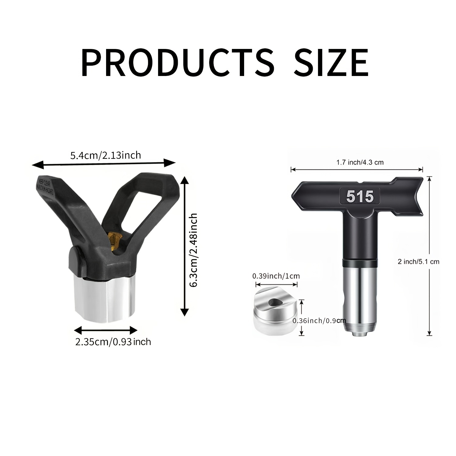 Airless Paint Spray Tips Kit w - đánh giá và giá Paint Sprayer Nozzle Kit
