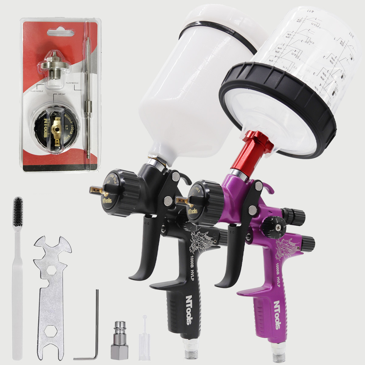 1.3mm Paint Spray Gun And 1.4m - đánh giá và giá Hvlp Spray Gun Gravity Feed