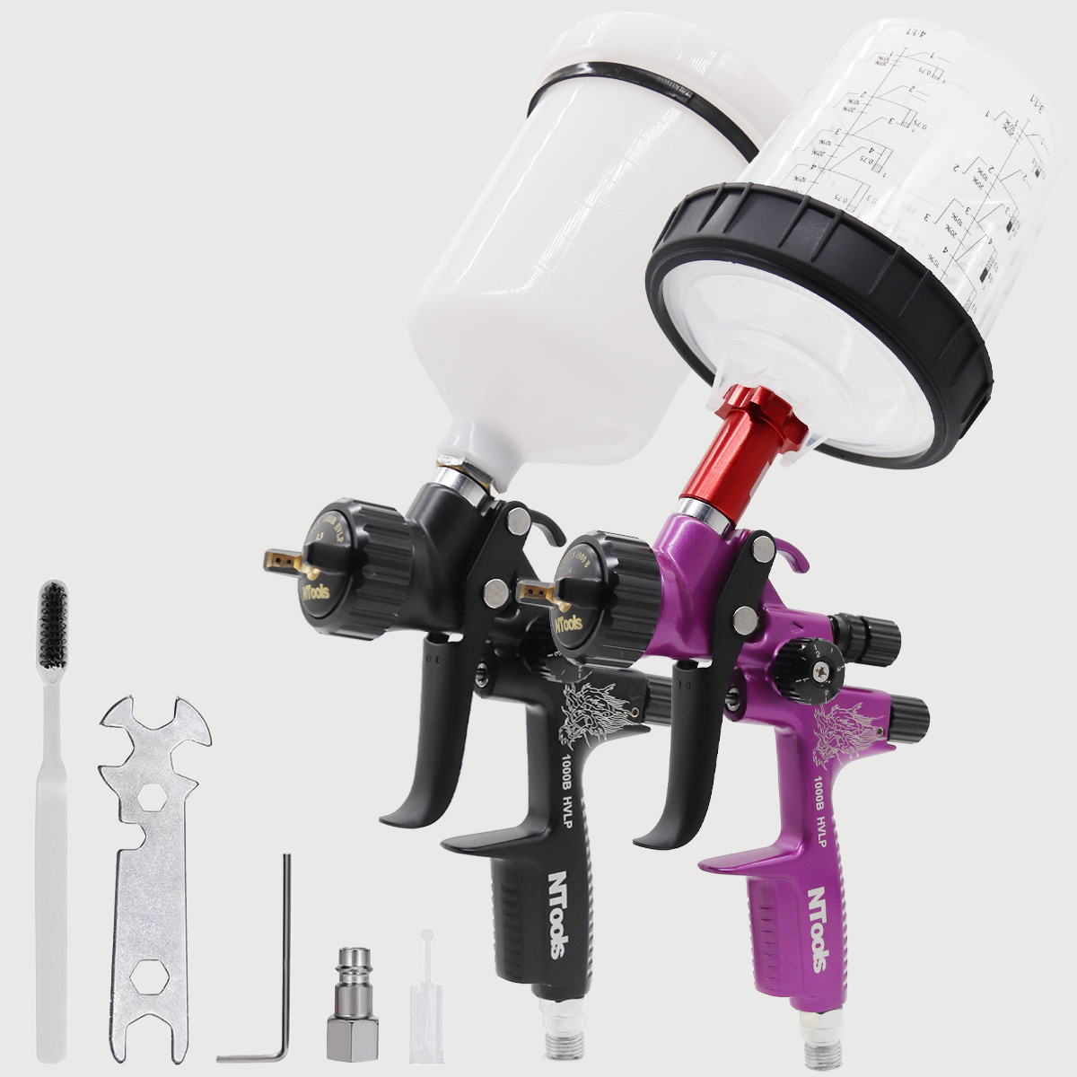 1.3mm Paint Spray Gun And 1.4m - đánh giá và giá Hvlp Spray Gun Gravity Feed