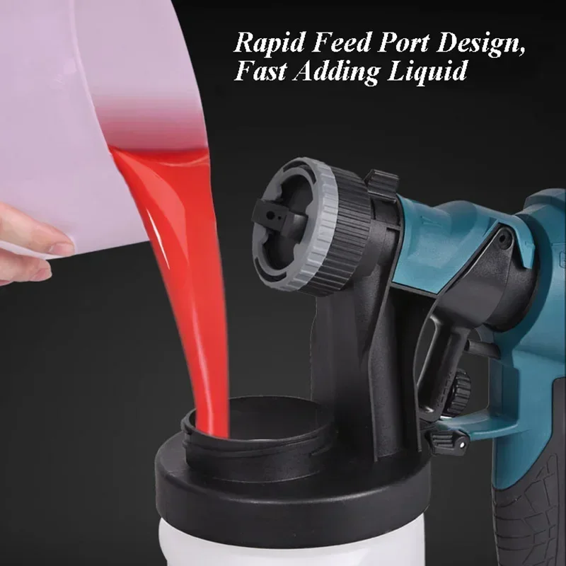 New 2.5mm Nozzle Spray Gun 800 - đánh giá và giá Electric Paint Sprayer 800W