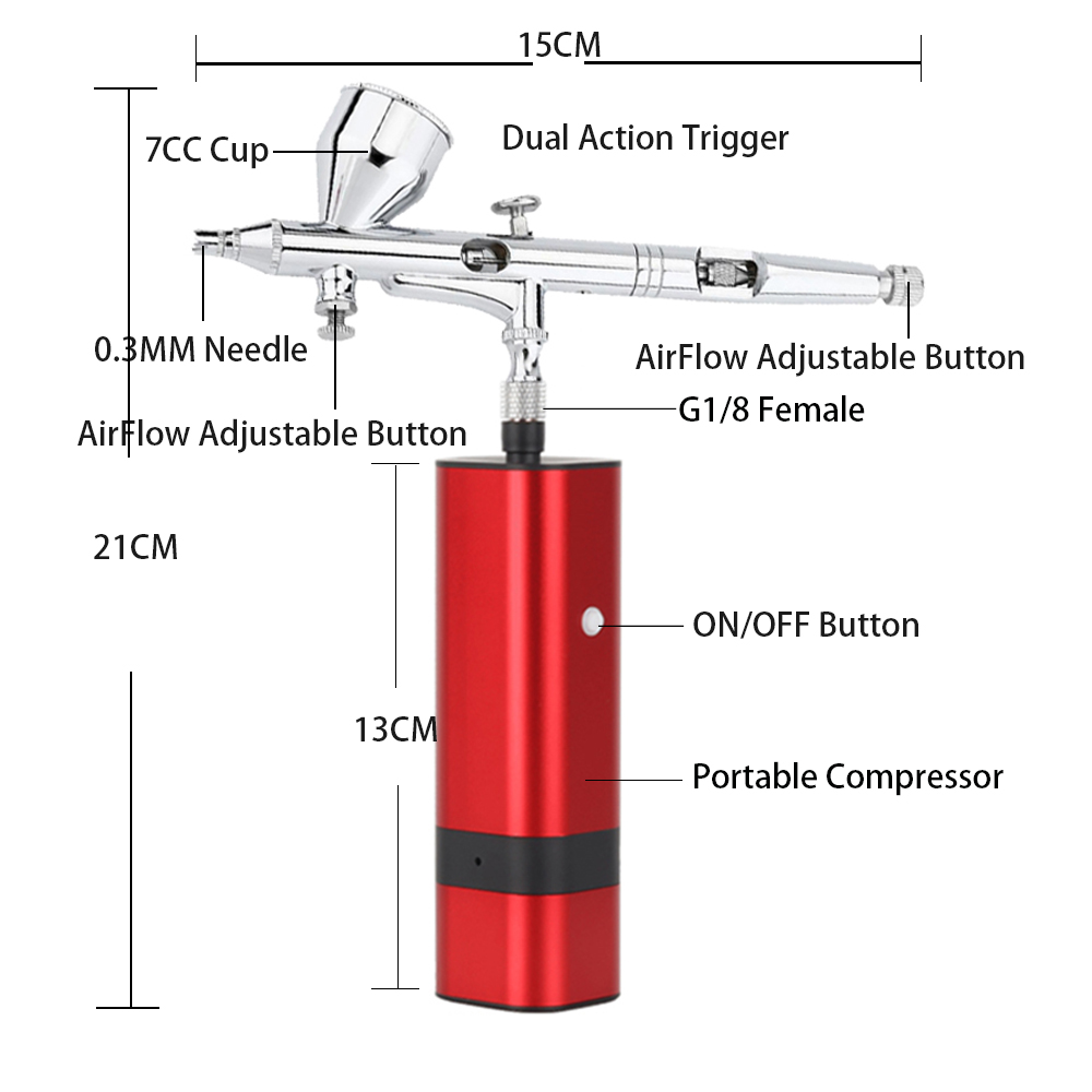 RIBO TM80S-180W Wholesale Cord - đánh giá và giá Spray Gun Air Compressor Kit