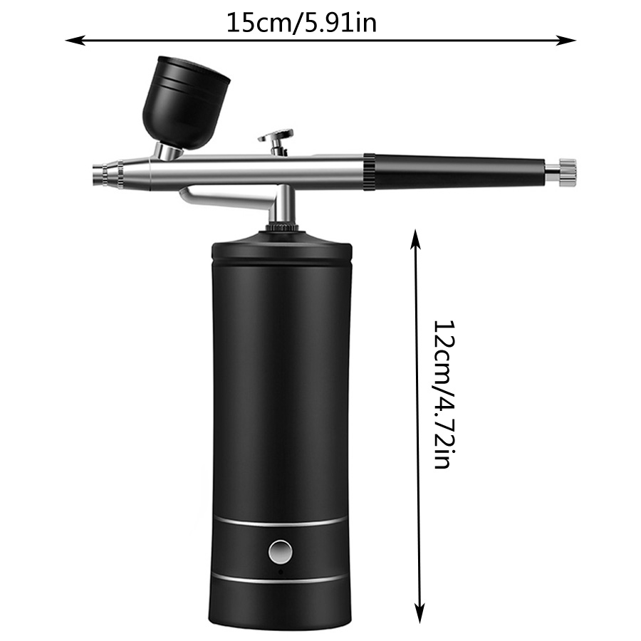 Portable Airbrush Kit With Com - đánh giá và giá Spray Gun Air Compressor Kit