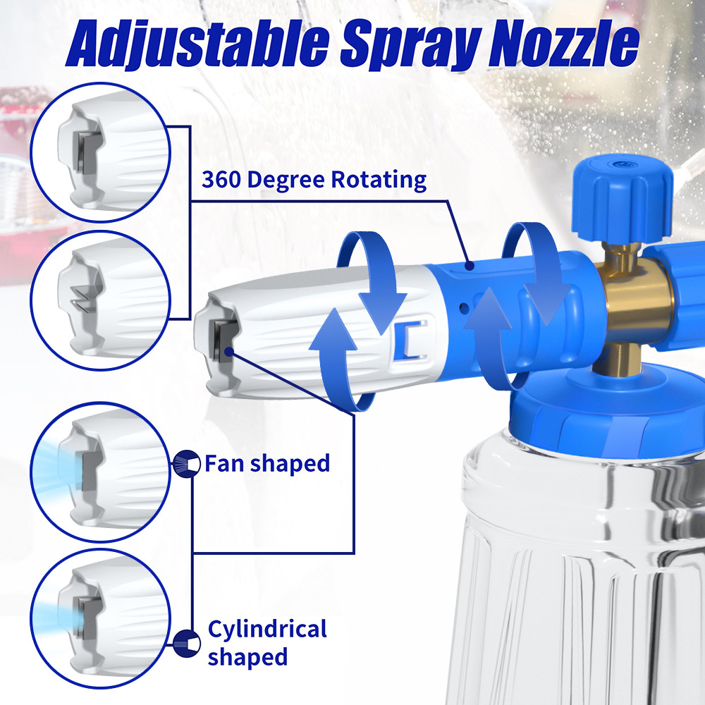 Foam Gun High Pressure Car Was - đánh giá và giá Spray Gun Cleaning Kit