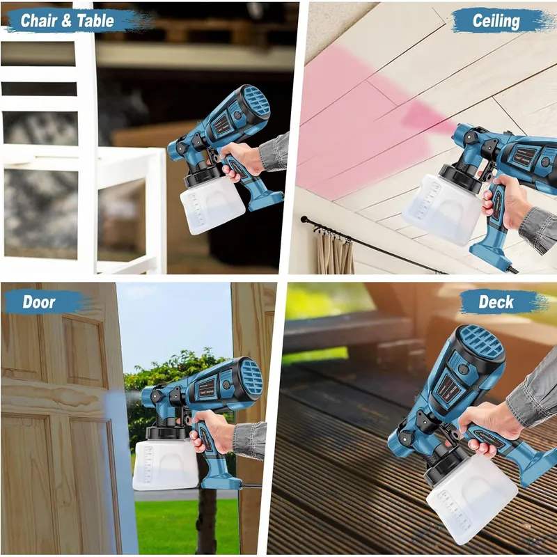 800W 1400ml Electric Spray Gun - đánh giá và giá Electric Paint Sprayer 800W