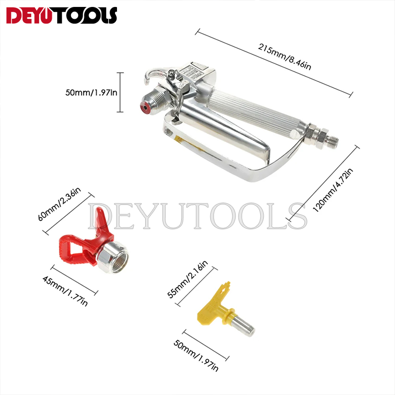 3600PSI High Pressure Airless  - đánh giá và giá Paint Sprayer Nozzle Kit