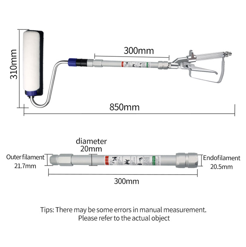 Airless Paint Roller Spray Ext - đánh giá và giá Paint Sprayer Extension Pole